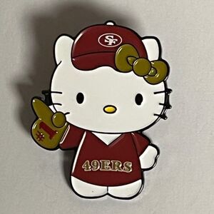 San Francisco 49ers Hello Kitty Hat Pin Pins Fitted New Era Hats Streetwear Bag